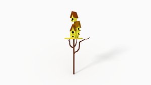 3D model bird house