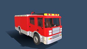 Fire Truck 1 3D model