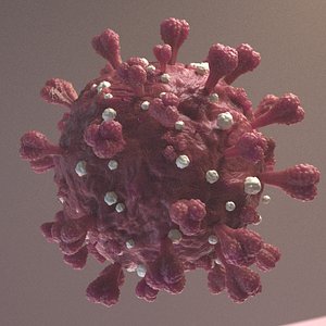3D Coronavirus SARS COVID-19
