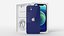 3D iphone 12 unboxed blue