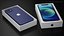3D iphone 12 unboxed blue