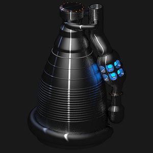 rocket thruster obj