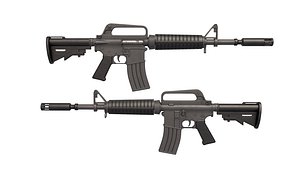 XM177 Carbine 3D model