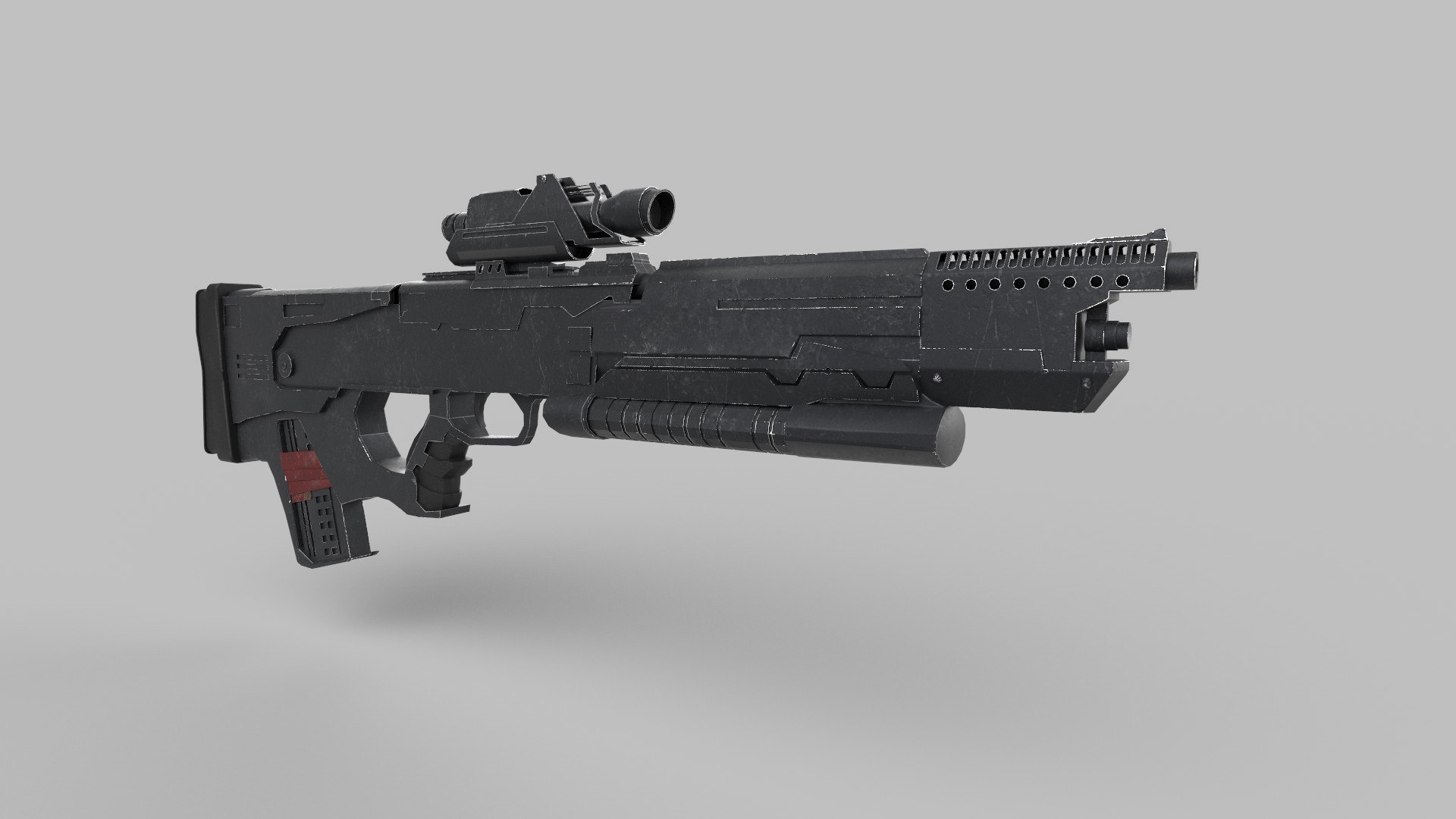 Assault Rifle Model - TurboSquid 1868607