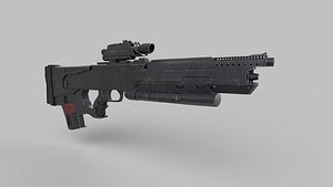 Assault rifle model