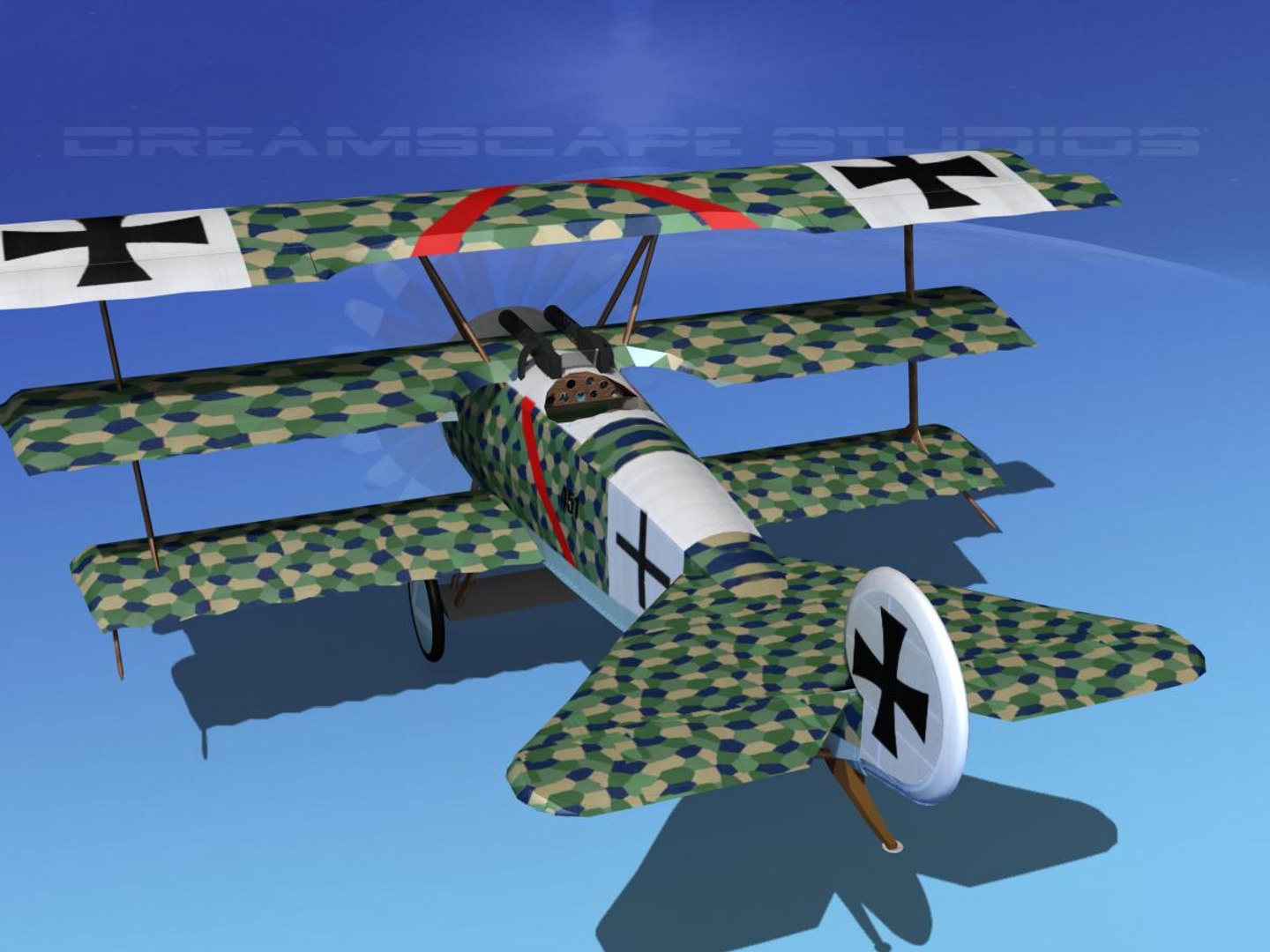 Dwg Triplanes Fokker Dr-1