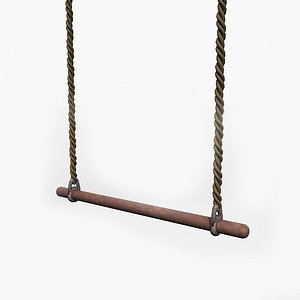 3d model gymnastic trapeze gym