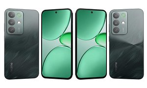 Realme C85 5G Green 3D model