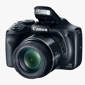 3D Canon PowerShot SX540 HS Bridge Digital Camera model