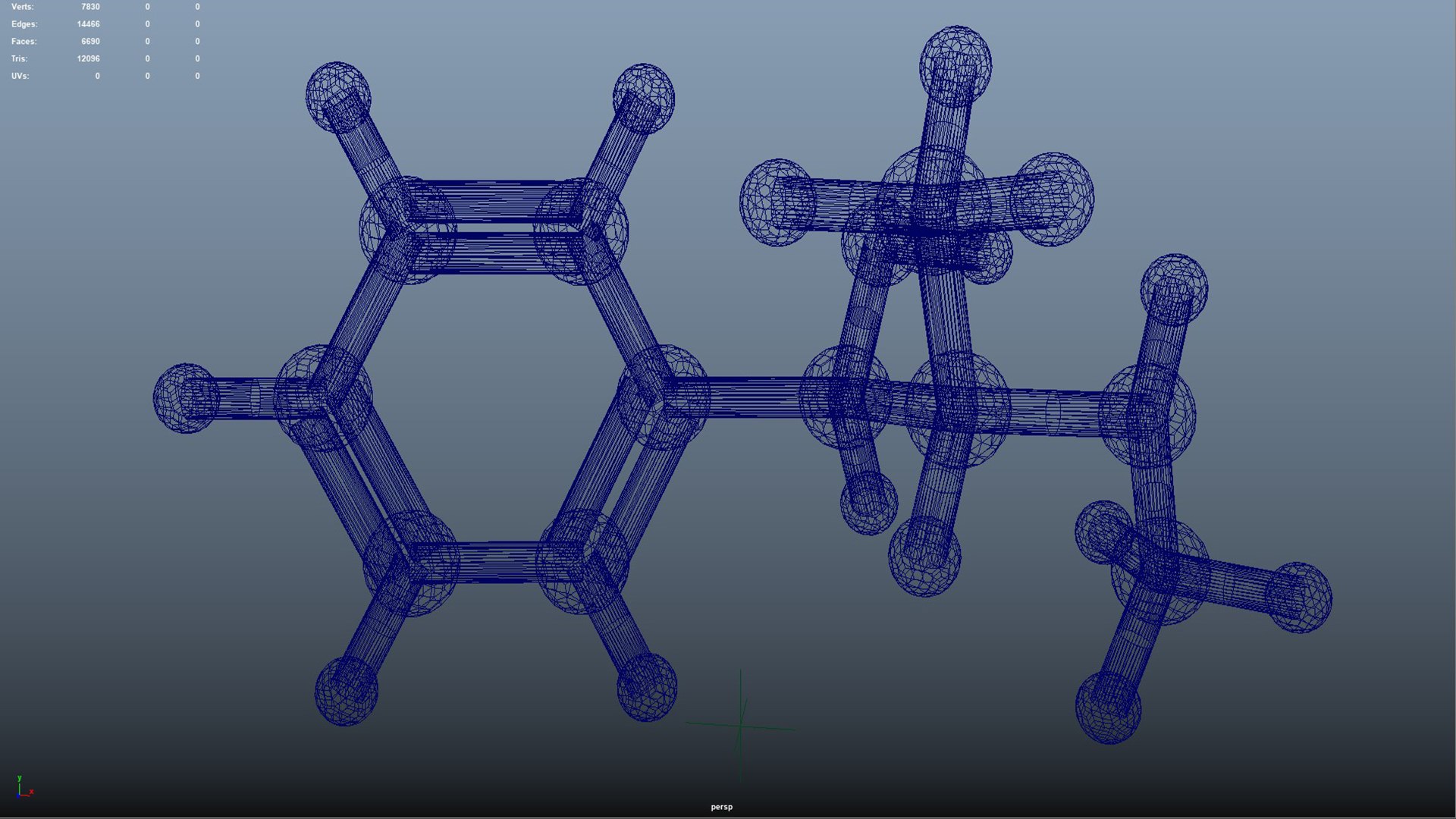 Ephedrine Structure 3D Model - TurboSquid 2210470