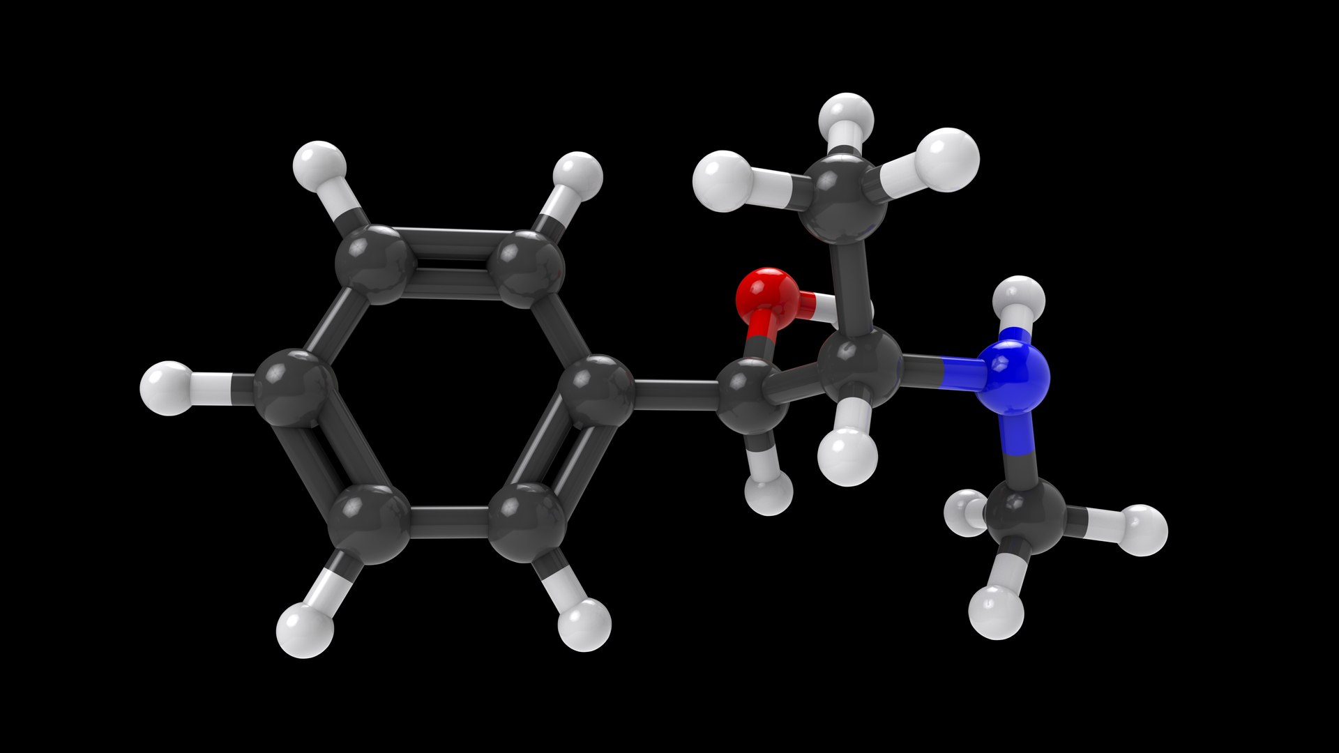 Ephedrine Structure 3D Model - TurboSquid 2210470