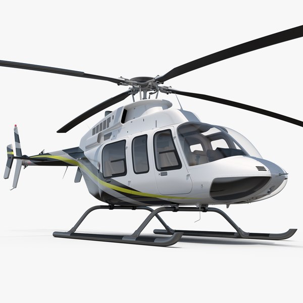 3D civilian passenger helicopter generic
