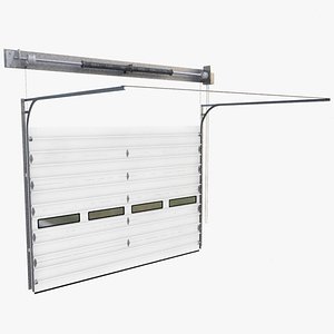3d model garage door assembly