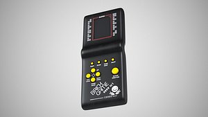Handheld Tetris Brick Game 3D model