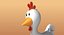 Cartoon Chicken Non Rig
