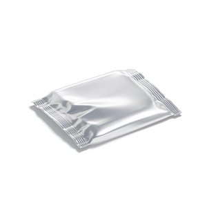 White Square Candy Wrap - wrapped sweet food package