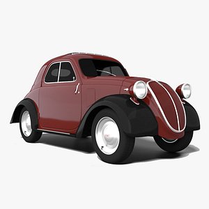 Fiat 500 Topolino 3D model