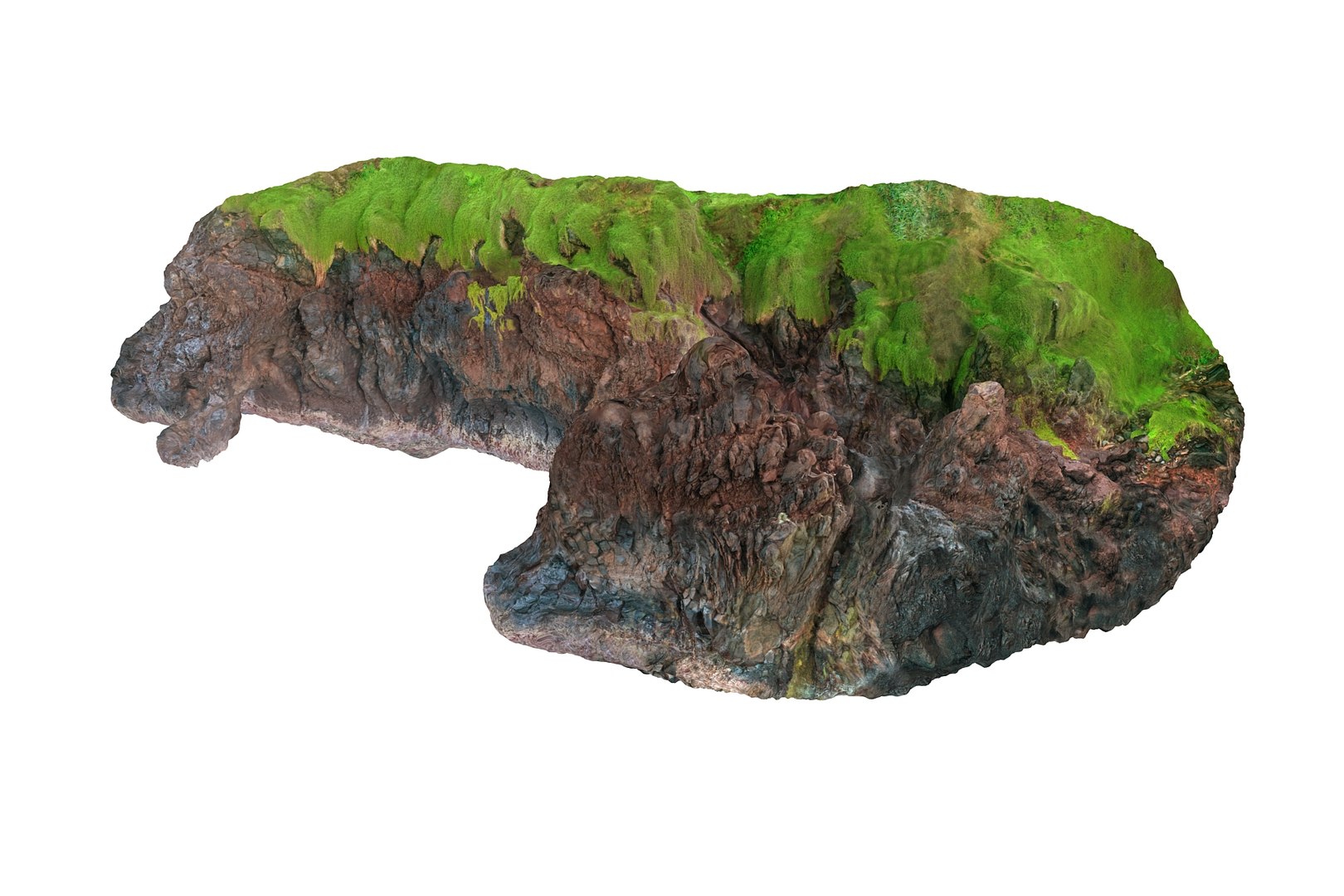 3d Model Lava Cliffs 16k