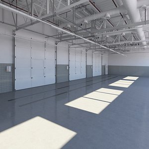 3D Base Car Service Interior 4