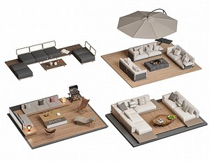 Camping Patio Furniture Outdoor sofa Beach Umbrella