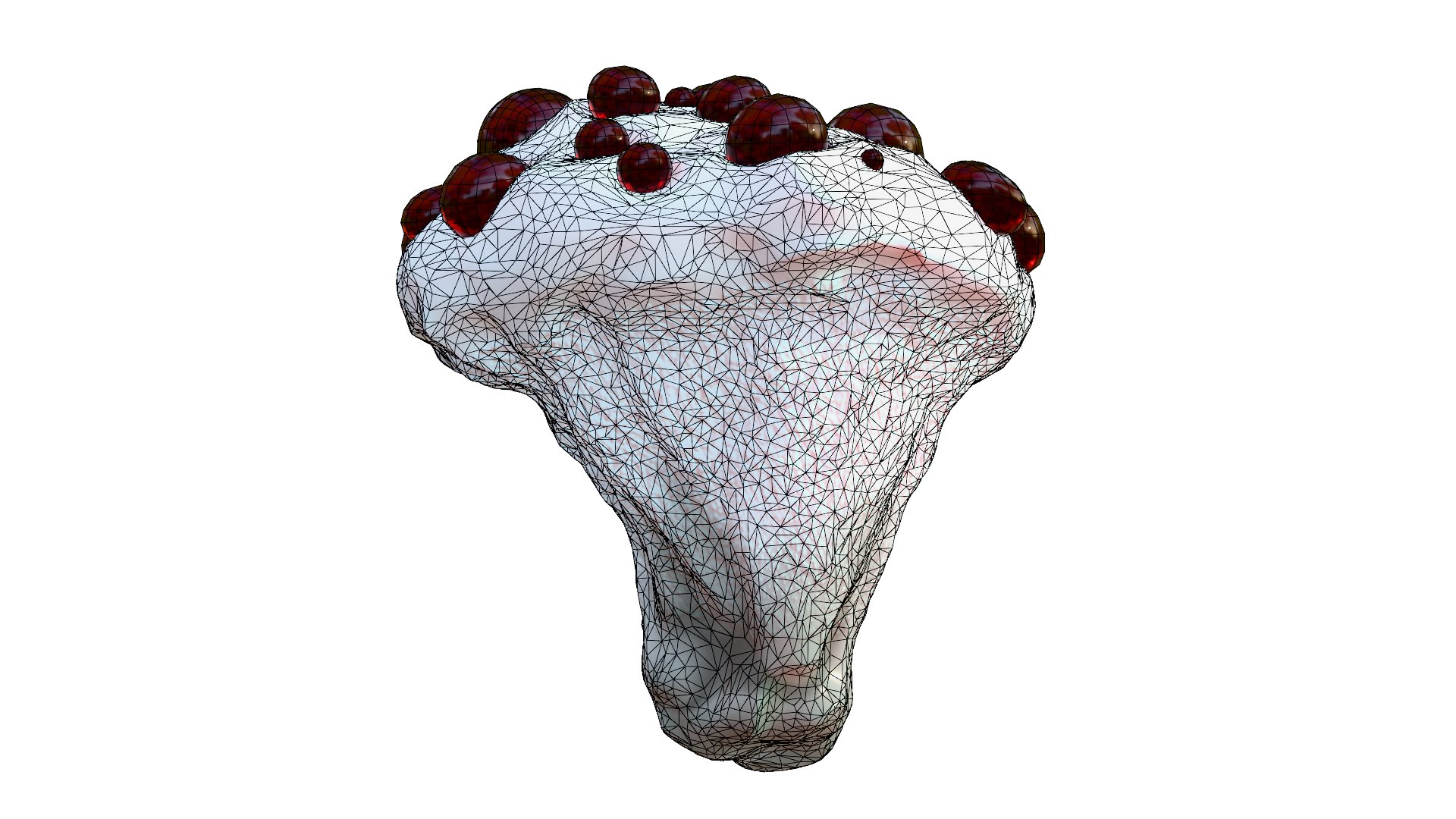 Hydnellum Peckii 3D model https://p.turbosquid.com/ts-thumb/A4/xCQgNV/lL/wire14/png/1762667678/1920x1080/fit_q87/0b85a2b2b3209c9e0d2333a5afb3432e63345c72/wire14.jpg
