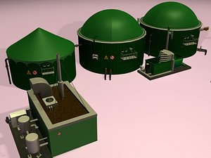 3d biogas plant