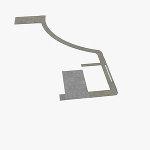 Curbs and Sidewalks Modular 3D model