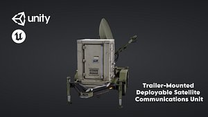 Trailer-Mounted Deployable Satellite Communications Unit