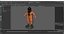 Empty Used Copper Diving Suit 3D