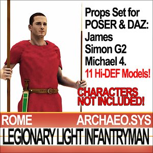props set daz ancient rome vue