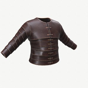 Ancient Armor LeatherArmor 3D Model Game Ready PBR Low Poly 3D model