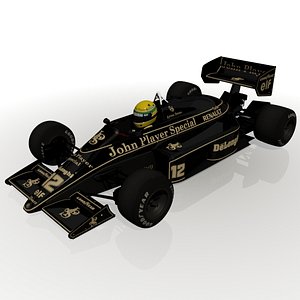 ayrton senna 98t 3d max