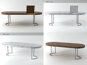 3D pique assiette - dining table