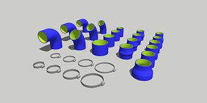 Silicon hose pack