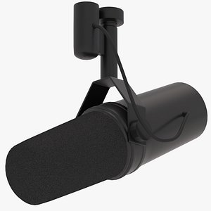 Shure SM7B Microphone 3D