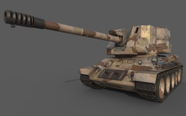T-34-122 egyptian 3D model - TurboSquid 1616647