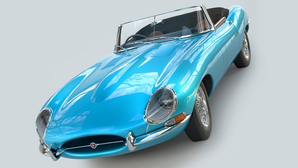 ジャガー E タイプ ロードスター S1 19613Dモデル - TurboSquid 1963089