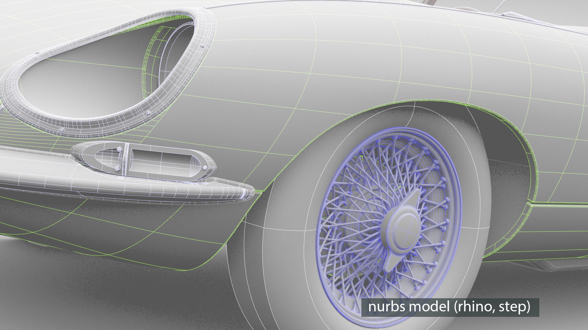 3D Jaguar E-Type Roadster S1 1961 model https://p.turbosquid.com/ts-thumb/A5/E0PbjO/vm/wire08/jpg/1663957902/1920x1080/fit_q87/d986ff269b139f6ee74c14716b052c1df0068c74/wire08.jpg