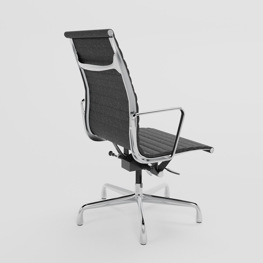 Office Chair Model TurboSquid 2135122   Back Side 