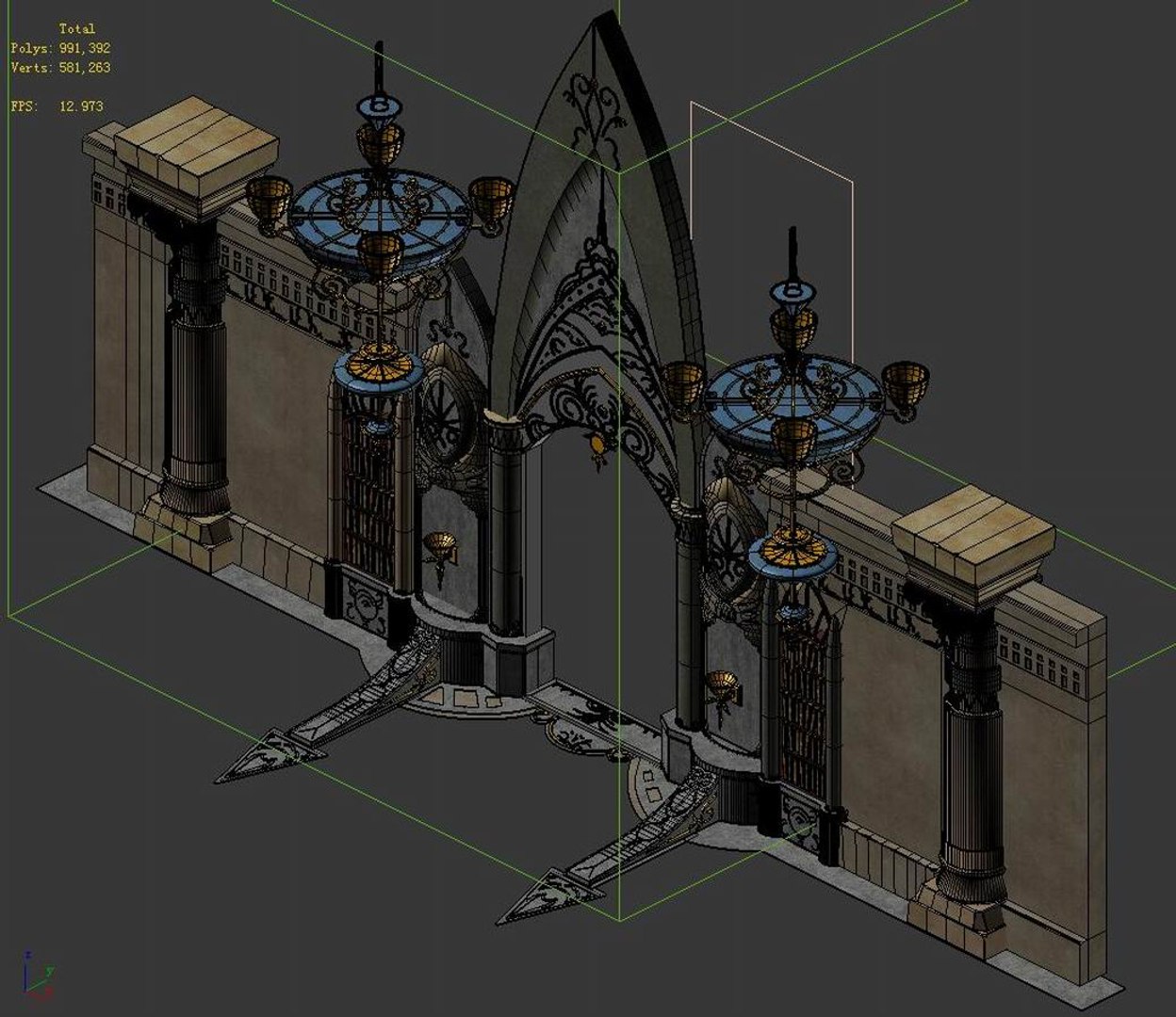 3D Advanced Area - Entrance Model - TurboSquid 1452719