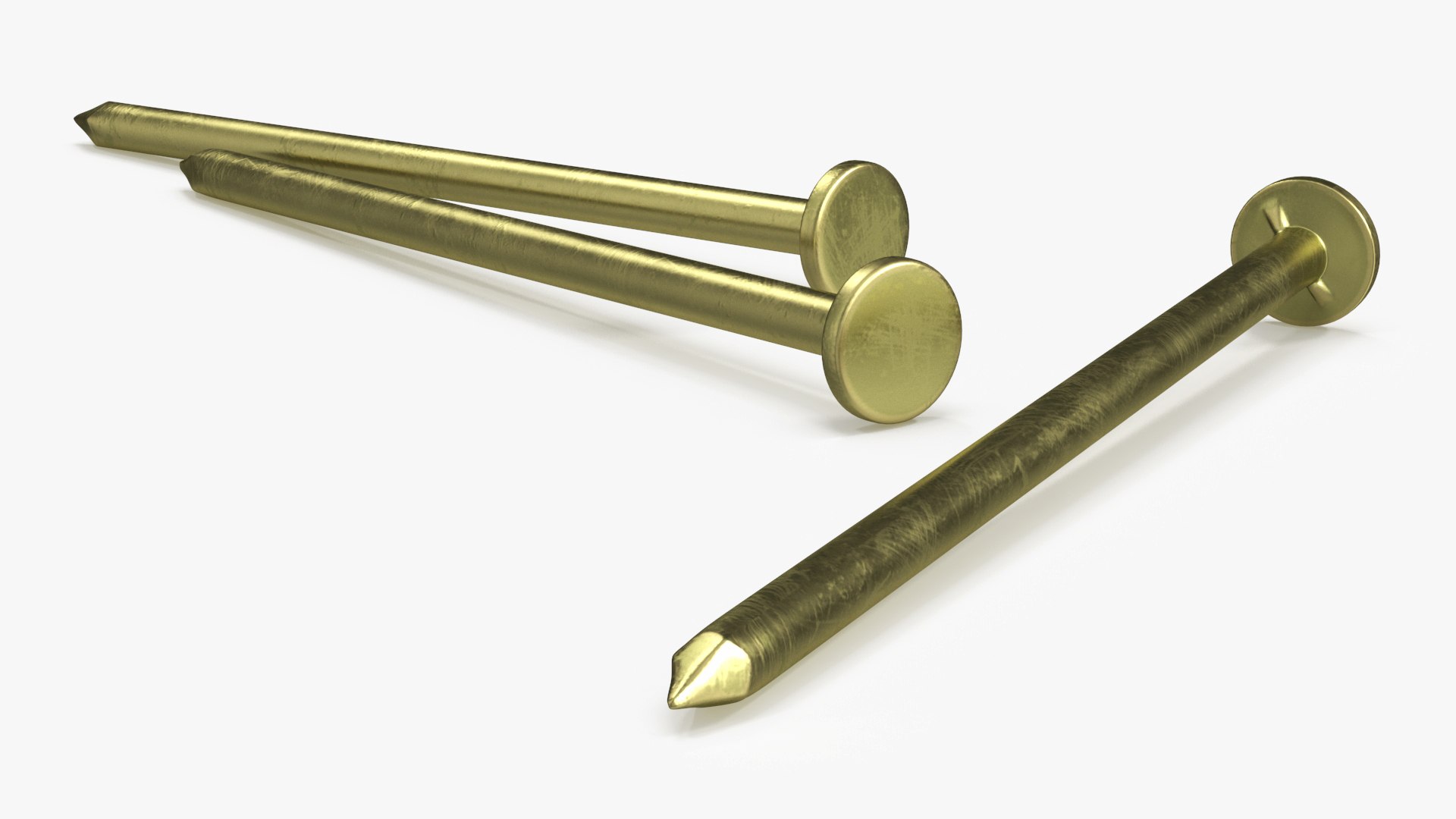 3D Model Sinker Nails TurboSquid 2059869