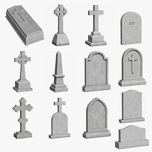 3D Gravestone Pack
