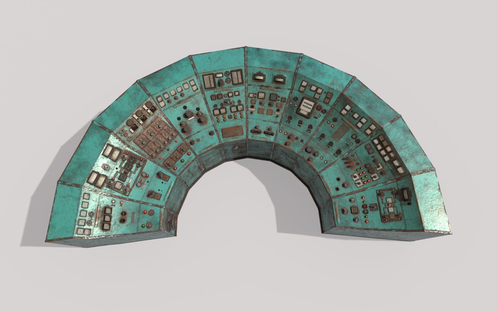 3D Old Control Panel - TurboSquid 1835477