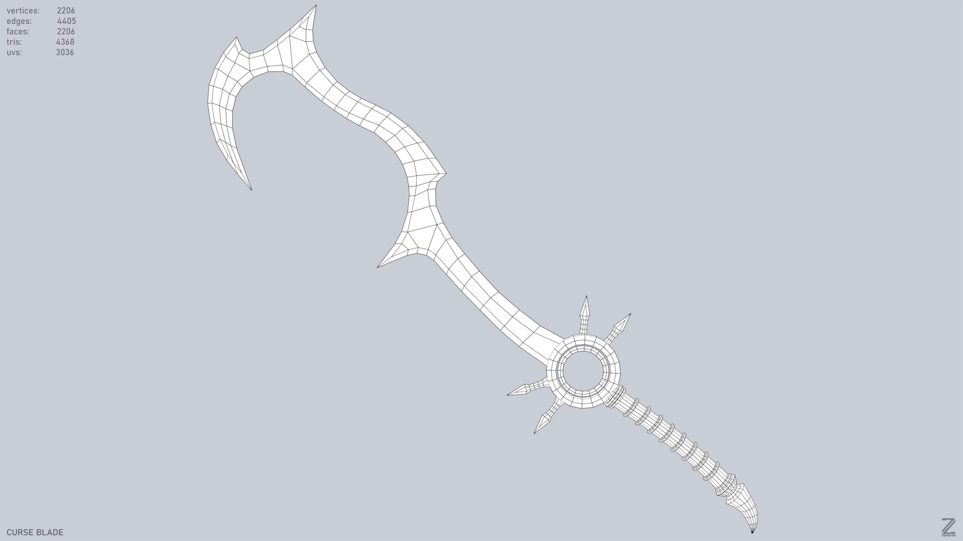 Curse blade 3D https://p.turbosquid.com/ts-thumb/A5/UwV9Ie/Cs/curse_blade_03_wireframe02/jpg/1775693856/1920x1080/fit_q87/5424a56ecb7e5bc65a840732123f9303f11ac338/curse_blade_03_wireframe02.jpg