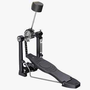 bass pedal 3D model