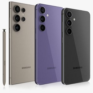 3D Samsung GALAXY S24 Set