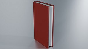 3D Minimalist Modern Hardcover Book 3D Model