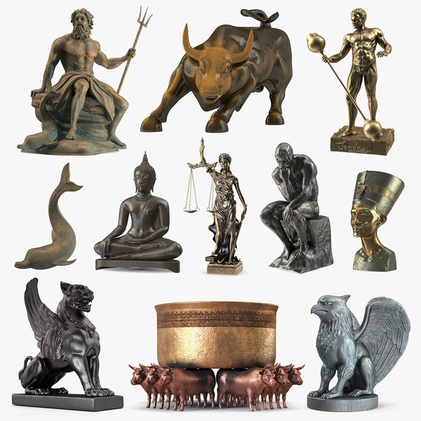 bronzesculpturescollection9c4dmodel000.j