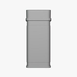 Pill Can Box - Geometry Only No Textures No Materials 3D