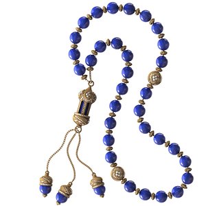 3D model unique beads prayer